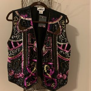 Sequin Vest